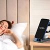 LEPOID 5 in 1 Stand Night Light Alarm Clock Magnetic Magsafe Wireless charger Compatible with iPhone 12 13 14 15 Plus Pro Max Samsung Galaxy S20 S21 S22 S23 S24 Plus Ultra Black
