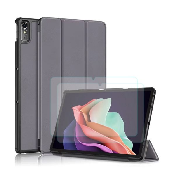 LEPOID Slim Case for Lenovo,Smart Cover for Lenovo K11 Gen2 11.5", Auto Sleep/Wake & Kickstand for Lenovo Tablet(With tempered-glass screen protector*2 and cleaning kit*2)