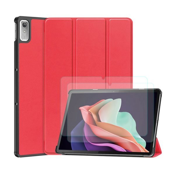 LEPOID Slim Case for Lenovo,Smart Cover for Lenovo K11 Gen2 11.5", Auto Sleep/Wake & Kickstand for Lenovo Tablet(With tempered-glass screen protector*2 and cleaning kit*2)