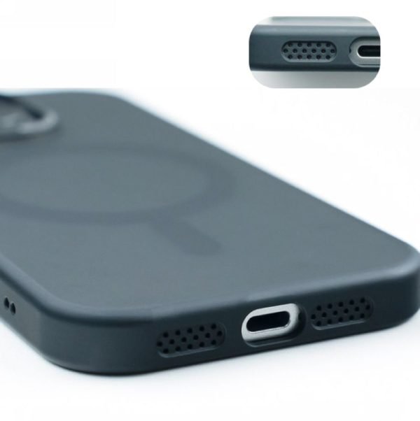 LEPOID Shockproof iPhone 16 Case，MagSafe Anti-fingerprint Phone Case for iPhone Case for iPhone 16 16 Plus Black(With tempered glass screen protector and dust-free kit)