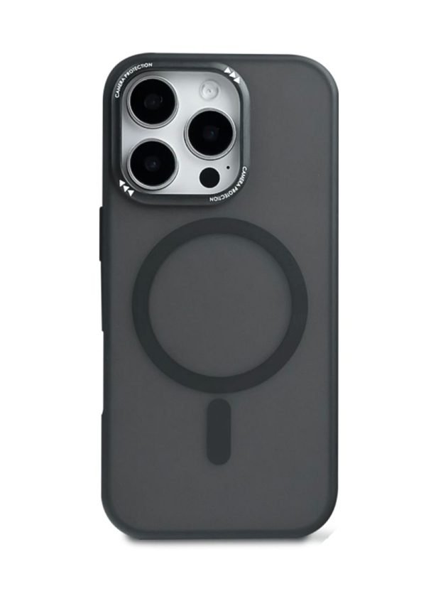 LEPOID Shockproof iPhone 16 Pro Case，MagSafe Anti-fingerprint Phone Case for iPhone Case for iPhone 16 Pro 16 Pro Max Black(With tempered glass screen protector and dust-free kit)