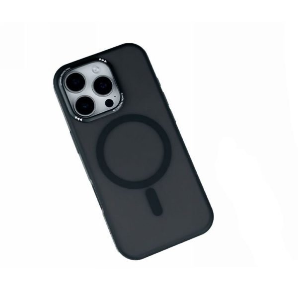 LEPOID Shockproof iPhone 16 Pro Case，MagSafe Anti-fingerprint Phone Case for iPhone Case for iPhone 16 Pro 16 Pro Max Black(With tempered glass screen protector and dust-free kit)