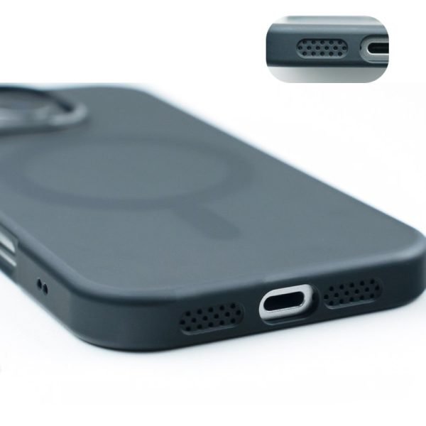 LEPOID Shockproof iPhone 16 Pro Case，MagSafe Anti-fingerprint Phone Case for iPhone Case for iPhone 16 Pro 16 Pro Max Black(With tempered glass screen protector and dust-free kit)