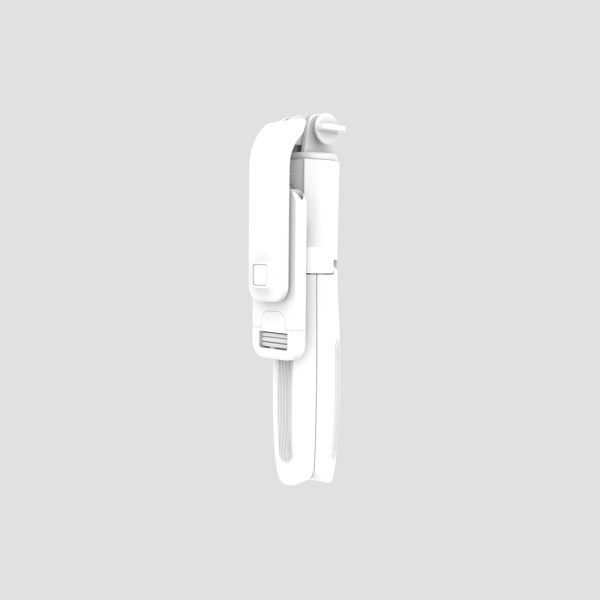 LEPOID Selfie Stick, Multi-functional Bluetooth Selfie Artifact Extended 1 Meter Telescopic Pole Self-Timer Live Photo Tripod Compatible with Camera White