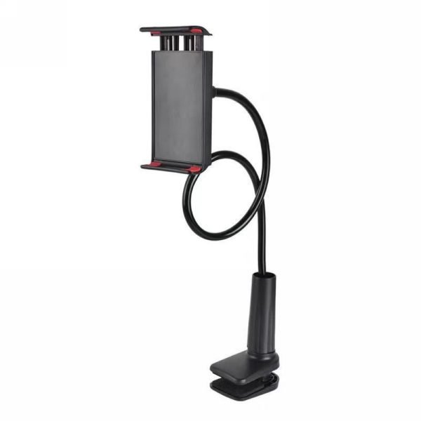 LEPOID Tablet holder, Multifunctional Home Desktop Bedside Tablet Stand Rotating Flexible Cell Phone Holder Compatible with 4-10.6 inch Cell Phone&Tablet Black