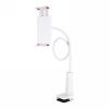 LEPOID Tablet holder, Multifunctional Home Desktop Bedside Tablet Stand Rotating Flexible Cell Phone Holder Compatible with 4-10.6 inch Cell Phone&Tablet White
