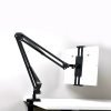 LEPOID Tablet holder, Multifunctional Home Desktop Bedside Tablet Stand Rotating Flexible Cell Phone Holder Compatible with 4-13 inch Cell Phone&Tablet Black