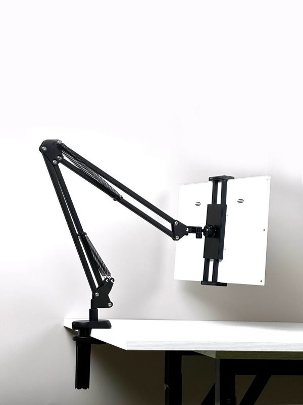 LEPOID Tablet holder, Multifunctional Home Desktop Bedside Tablet Stand Rotating Flexible Cell Phone Holder Compatible with 4-13 inch Cell Phone&Tablet Black