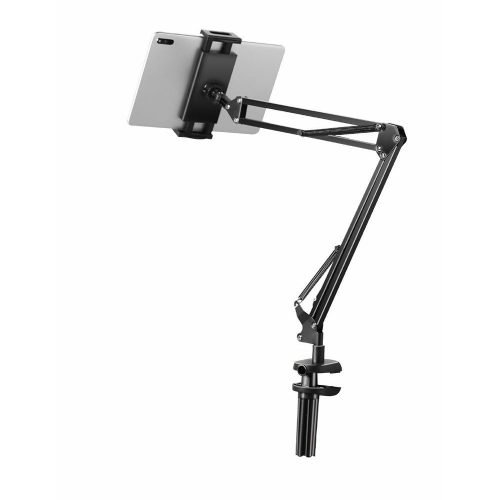 LEPOID Tablet holder, Multifunctional Home Desktop Bedside Tablet Stand Rotating Flexible Cell Phone Holder Compatible with 4-13 inch Cell Phone&Tablet Black