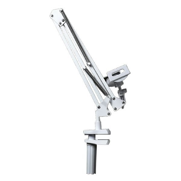 LEPOID Tablet holder, Multifunctional Home Desktop Bedside Tablet Stand Rotating Flexible Cell Phone Holder Compatible with 4-13 inch Cell Phone&Tablet White