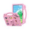 LEPOID ‌Kids Shockproof EVA Stand Protective Case, Cartoon Handle Tablet Cover with Adjustable Shoulder Strap for Lenovo K10 Pro