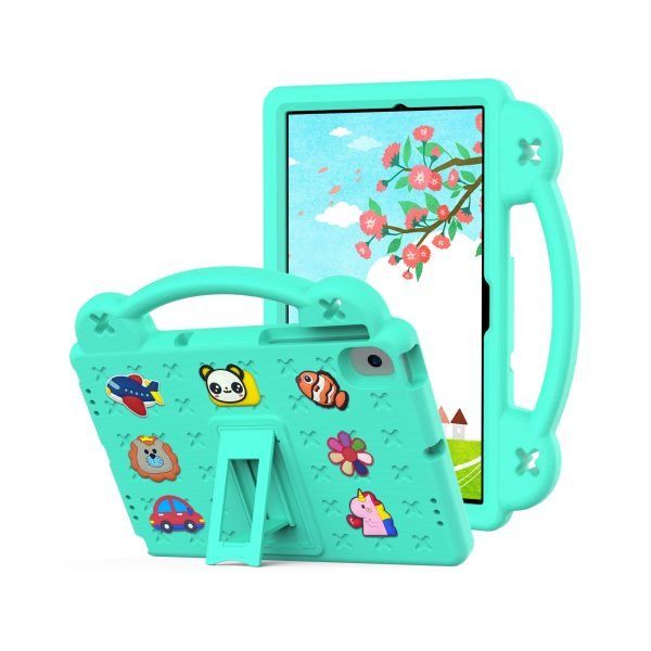 LEPOID ‌Kids Shockproof EVA Stand Protective Case, Cartoon Handle Tablet Cover with Adjustable Shoulder Strap for Lenovo K10 Pro