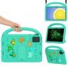 LEPOID ‌Kids Shockproof EVA Stand Protective Case, Cartoon Handle Tablet Cover with Adjustable Shoulder Strap for Lenovo Zhaoyang K10