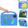 LEPOID ‌Kids Shockproof EVA Stand Protective Case, Cartoon Handle Tablet Cover with Adjustable Shoulder Strap for Lenovo Zhaoyang K10
