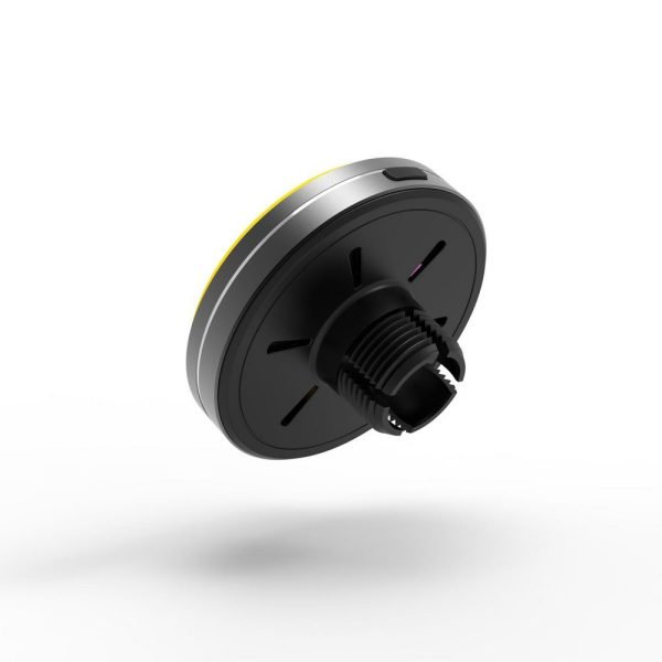 LEPOID 15W Magnetic Car Phone Mount Wireless Charger, Aluminum Alloy Air Vent Clip for iPhone 12~16 Plus Pro Max with RGB Ambient Light Black