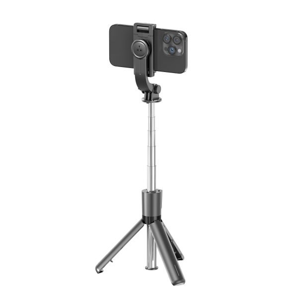 LEPOID ‌Bluetooth Selfie Stick with 0.672m Extendable Pole & Live Streaming Tripod Black