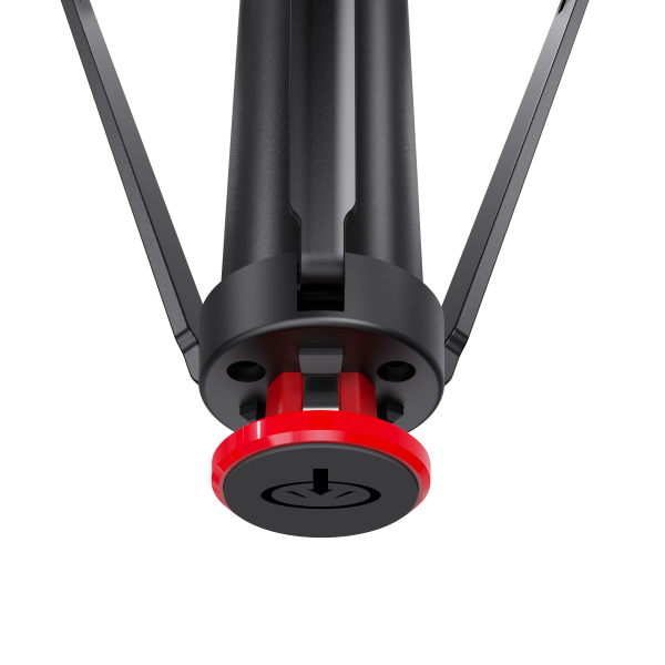 LEPOID ‌Outdoor Auto-Deploy Selfie Stick with 1.77m Gravity-Extend Pole & Tripod Base - Bluetooth Remote for Vlog and Live Streaming Black