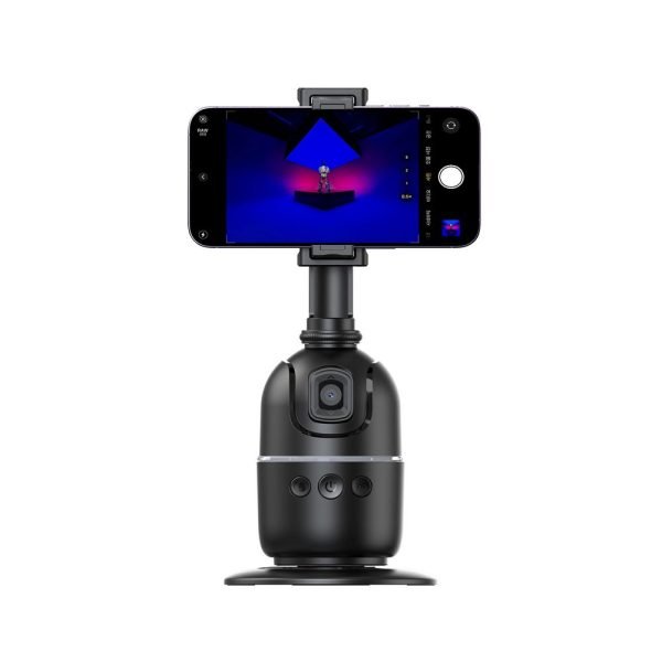 LEPOID 360° Rotating Smartphone Gimbal with AI-Powered Face Tracking, Anti-Shake Desktop Photography & Live Streaming, and Gesture Recognition Control