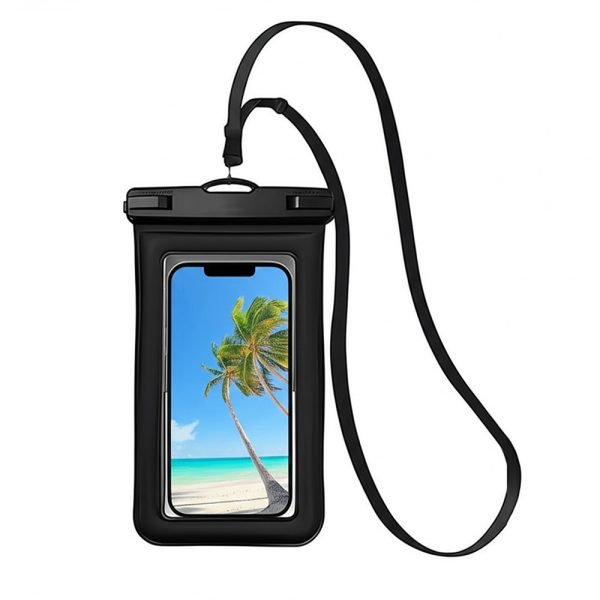 LEPOID Floating Waterproof Phone Pouch with Sports Armband, Wrist Strap, and Neck Lanyard Set – Waterproof Case for Swimming, Running & Outdoor Activities