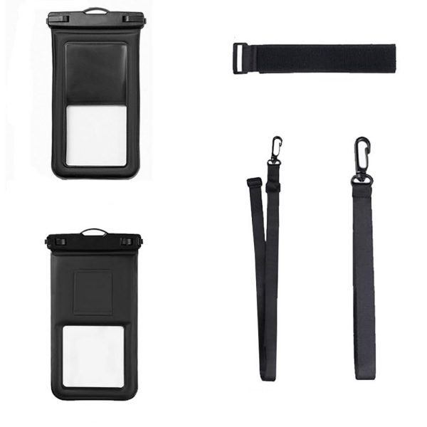 LEPOID Floating Waterproof Phone Pouch with Sports Armband, Wrist Strap, and Neck Lanyard Set – Waterproof Case for Swimming, Running & Outdoor Activities