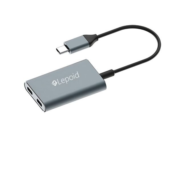 LEPOID AR Glasses to Switch Dock Charging Converter Adapter with 65W PD Fast Charging, Compatible with StarV View/Switch OLED/Switch Xreal Air Rokid RayNeo