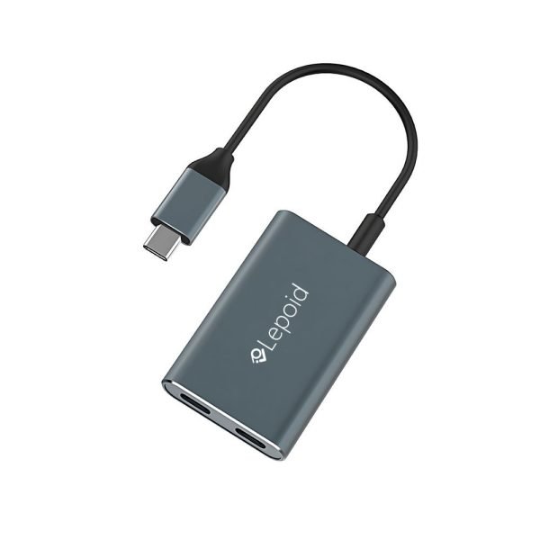 LEPOID AR Glasses to Switch Dock Charging Converter Adapter with 65W PD Fast Charging, Compatible with StarV View/Switch OLED/Switch Xreal Air Rokid RayNeo