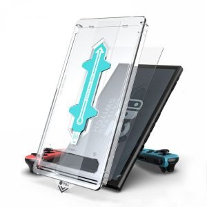 LEPOID CLEAR TEMPERED GLASS SCREEN PROTECTOR FOR Nintendo Switch 2 WITH DUST-FREE KIT