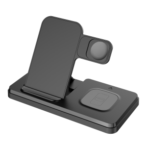 LEPOID ‌3-in-1 Foldable Magnetic Wireless Charging Station, Portable Charger Compatible with iPhone 12-16 Series, AirPods & Apple Watch