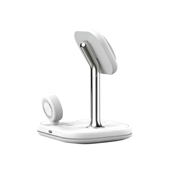 LEPOID ‌3-in-1 Vertical Magnetic Wireless Charging Stand, Compatible with iPhone 12-16 Series, AirPods, Apple Watch & Samsung Galaxy S20-S25 Plus Ultra