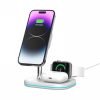 LEPOID ‌3-in-1 Vertical Magnetic Wireless Charging Stand, Compatible with iPhone 12-16 Series, AirPods, Apple Watch & Samsung Galaxy S20-S25 Plus Ultra