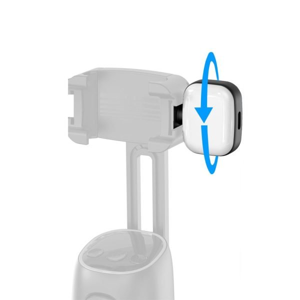 LEPOID 360° Rotating Beauty Fill Light Smartphone Gimbal with AI Face Tracking, Anti-Shake Desktop Photography/Live Streaming & Gesture Control