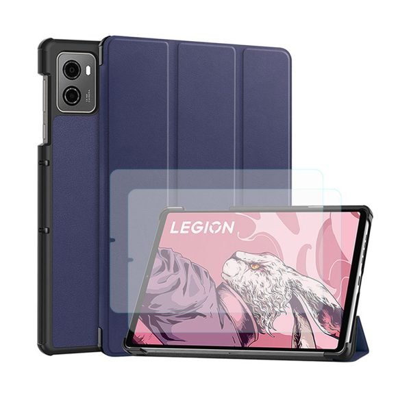 LEPOID SLIM CASE FOR LENOVO,SMART COVER FOR LENOVO Legion Gen 3 Y700 3 8.8" 2025, AUTO SLEEP/WAKE & KICKSTAND FOR LENOVO TABLET(WITH TEMPERED-GLASS SCREEN PROTECTOR*2 AND CLEANING STICKER*2)