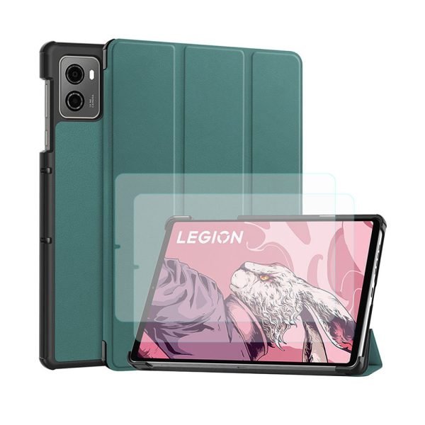LEPOID SLIM CASE FOR LENOVO,SMART COVER FOR LENOVO Legion Gen 3 Y700 3 8.8" 2025, AUTO SLEEP/WAKE & KICKSTAND FOR LENOVO TABLET(WITH TEMPERED-GLASS SCREEN PROTECTOR*2 AND CLEANING STICKER*2)