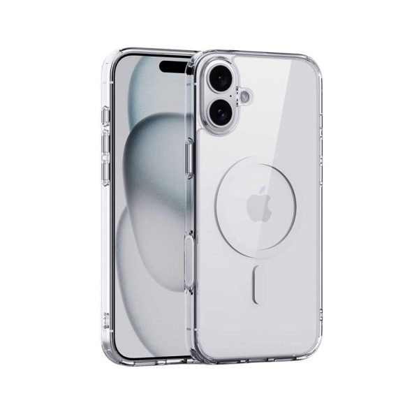 LEPOID SHOCKPROOF IPHONE CASE WITH MAGSAFE CAPTURE BUTTON, PC & TPU ANTI-YELLOWING CLEAR PHONE CASE FOR IPHONE CASE FOR IPHONE 16 16 Plus 16 Pro 16 Pro Max CLEAR(WITH TEMPERED-GLASS SCREEN PROTECTOR AND DUST-FREE KIT)