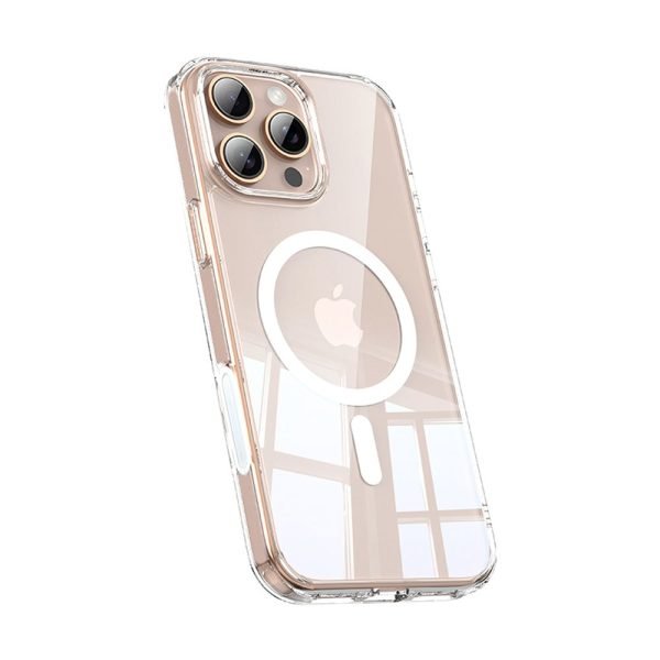 LEPOID SHOCKPROOF IPHONE CASE WITH MAGSAFE CAPTURE BUTTON, PC & TPU ANTI-YELLOWING CLEAR PHONE CASE FOR IPHONE CASE FOR IPHONE 16 16 Plus 16 Pro 16 Pro Max CLEAR(WITH TEMPERED-GLASS SCREEN PROTECTOR AND DUST-FREE KIT)