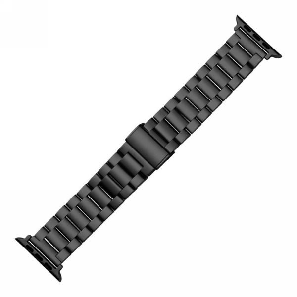 LEPOID 9H HD Tempered Glass Full-Cover Shockproof Case + Stainless Steel Solid Metal Band Kit with Removal Tool for Apple Watch Series S9/S8/S7 44mm