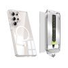 LEPOID SHOCKPROOF IPHONE CASE WITH MAGSAFE, CLEAR TPU PHONE CASE FOR SAMSUNG S25 ULTRA CLEAR(WITH TEMPERED-GLASS SCREEN PROTECTOR AND DUST-FREE KIT)