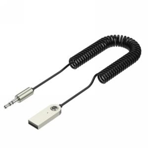 LEPOID LE01 Wireless Adapter Bluetooth Adapter Cable Headset Receiver Transmitter Audio Converter cable Black