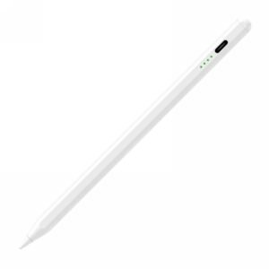 LEPOID Smart Digital Fine Point Stylus for Touch Screens for Apple iPad Pro/Mini/Air 2018-2022 with Power display & Palm Rejection & Tilt Sensitivity Pencil Pro White