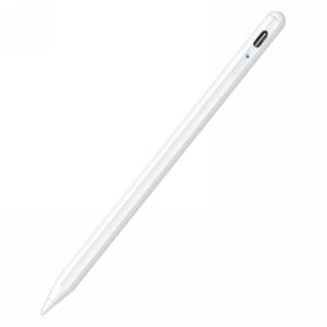 LEPOID Bluetooth Pen for iPad, Smart Digital Fine Point Stylus for Touch Screens for Apple iPad Pro/Mini/Air 2018-2022 with Palm Rejection & Tilt Sensitivity Pencil Pro Bluetooth White