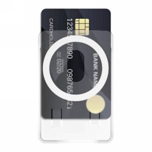 LEPOID Magnetic Slim Card Slot Wallet Credit Card Holder for Back of Cell Phone Case for iPhone 13 14 15 Pro Max
